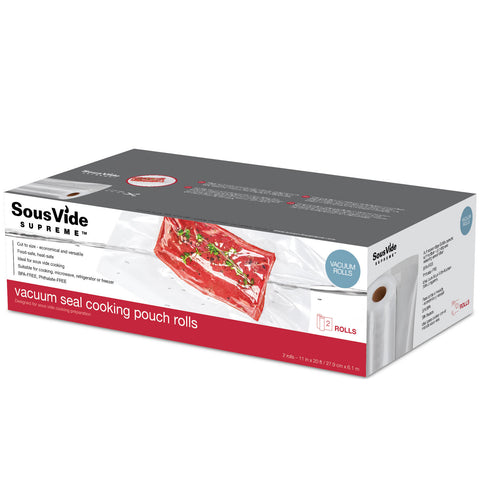 Vacuum Seal Cooking Pouch Rolls - 2 Rolls